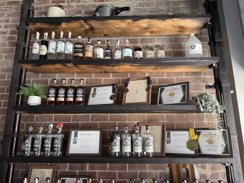 Loggerhead distillery display