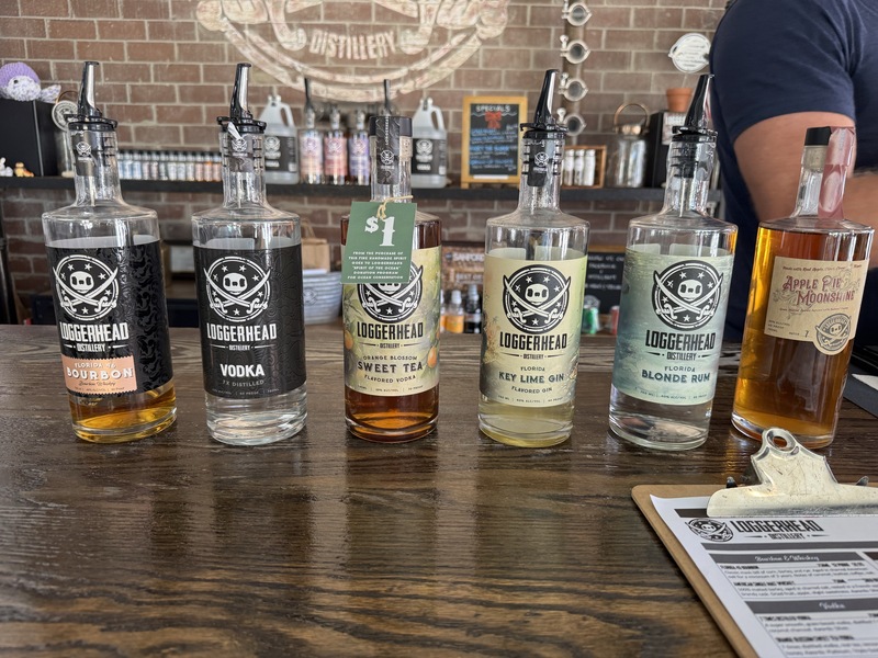 Loggerhead distillery lineup